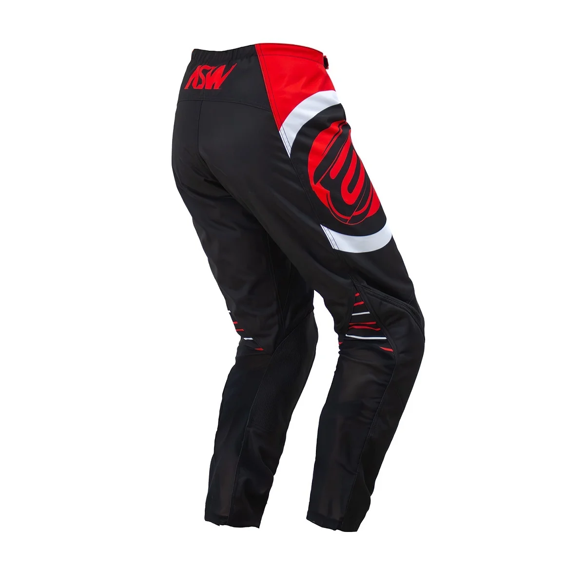 Calça ASW Image Target 25 Preto/Vermelho/Branco - Spinelli Motos